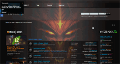 Desktop Screenshot of diablo3x.dk